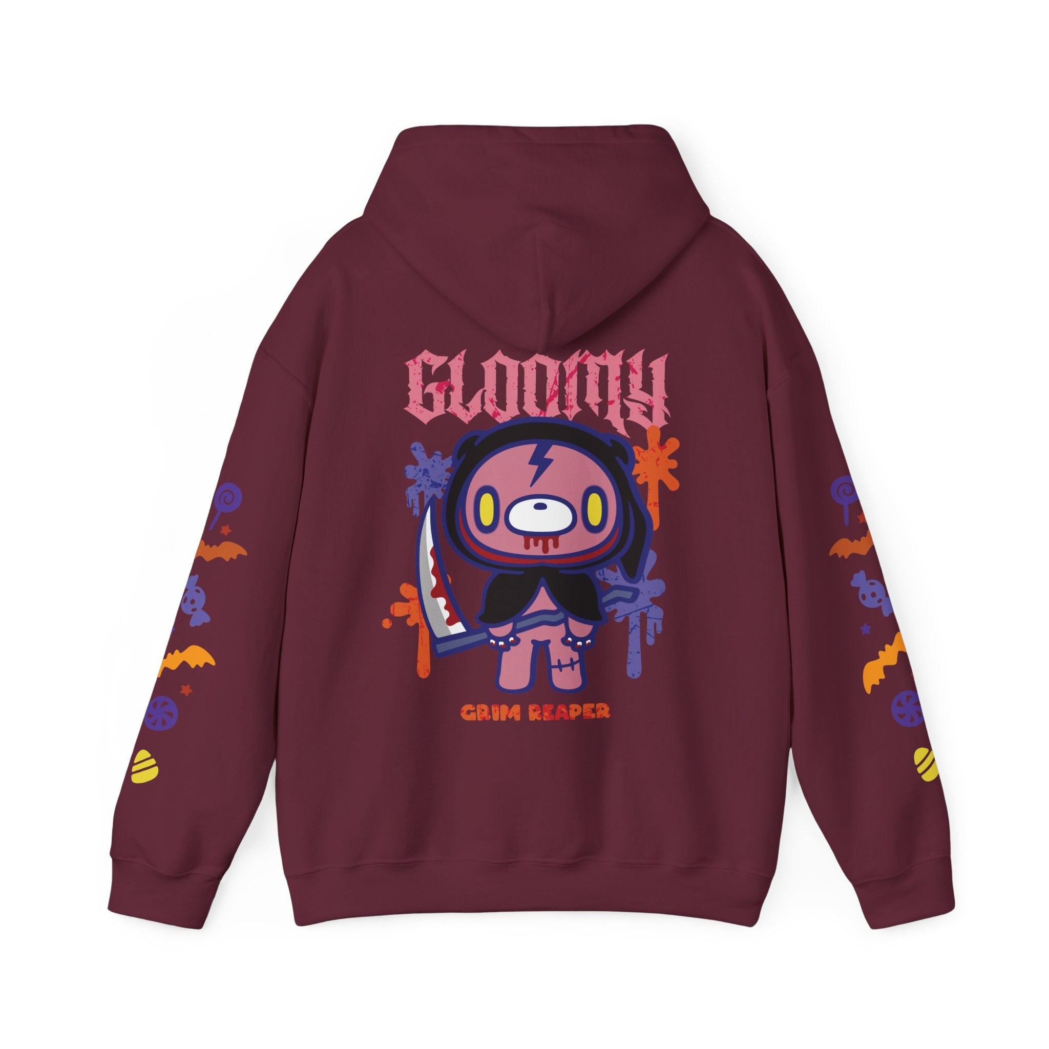 Halloween Grim Reaper Gloomy Bear Hoodie